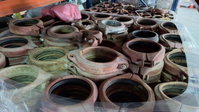 Abraçadeiras para Tubos com Borracha de Vedação