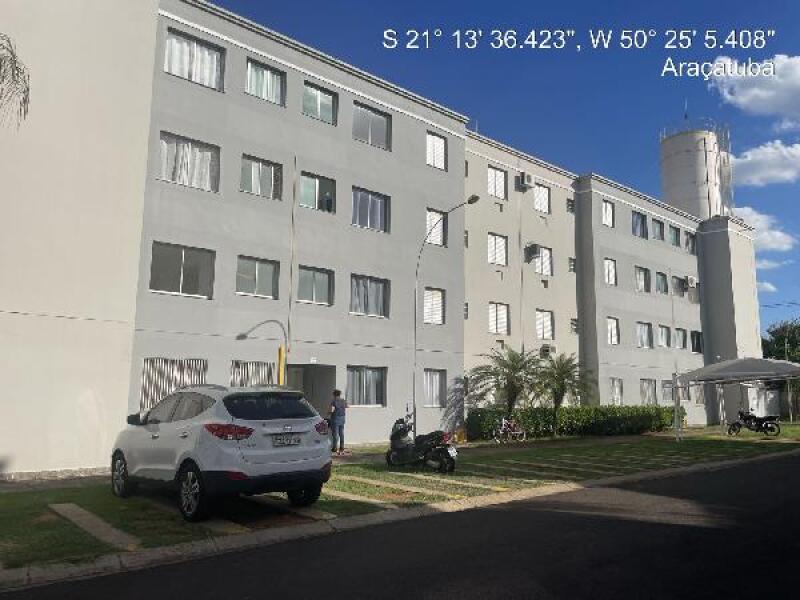 Apartamento 45,55m² com 2 quartos e vaga em Araçatuba/SP