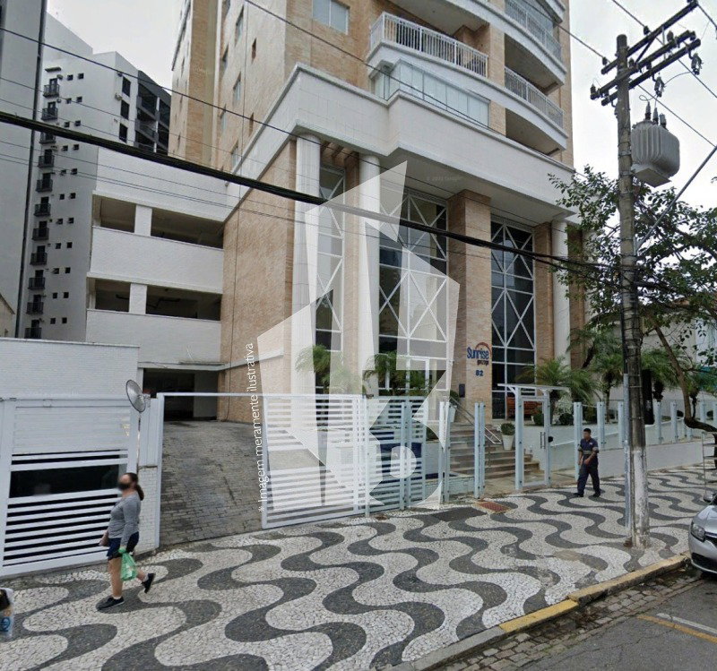 Apartamento com 3 dormitórios em Santos/SP
