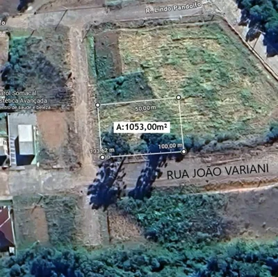 Terreno Institucional de 1.053m² em Loteamento