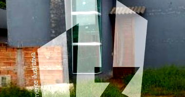 Casa 2 quartos, 1 banheiro, 60m² construída, desocupada