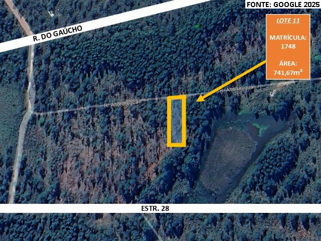 Terreno Rural com 741,67m² em Eldorado do Sul/RS