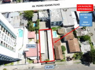 Terreno plano de 435,60m² para estacionamento em Novo Hamburgo