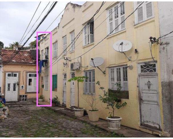 2 Casas com 2 quartos e 1 banheiro, área construída de 61.87m²