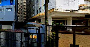 Apartamento com 1 vaga e 36,55 m² no Centro de São Vicente