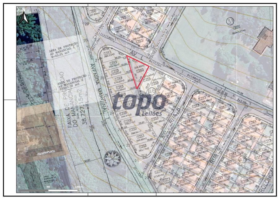 Terreno urbano de 328,30m² em Araraquara/SP