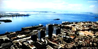 Sala Moderna em Prédio no Santo Cristo com Vista Panorâmica