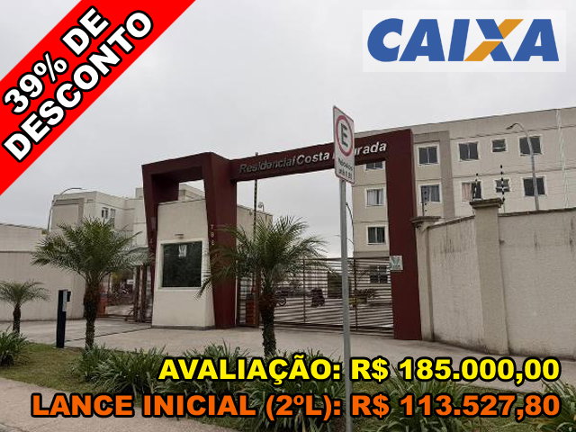 Apartamento 56m² com 1 quarto e vaga, São José dos Pinhais/PR