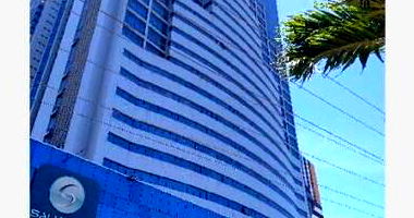 Sala com 40,25m² privativos e 1 banheiro