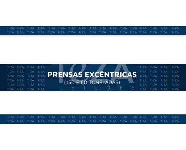 Prensas Excêntricas para Estamparia - 150 e 60 Toneladas