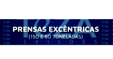 Prensas Excêntricas para Estamparia - 150 e 60 Toneladas