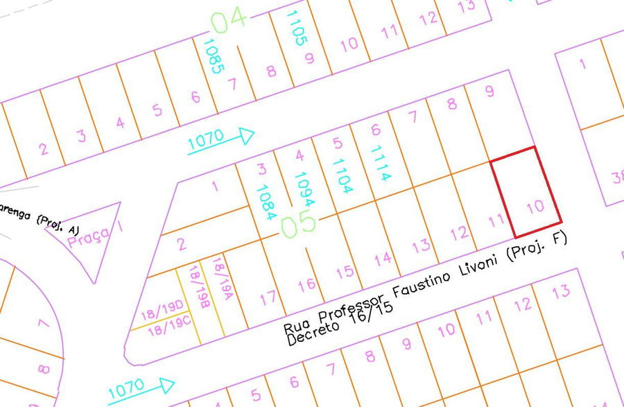 Lote de Terras no Parque Residencial Belo Horizonte - 240m²