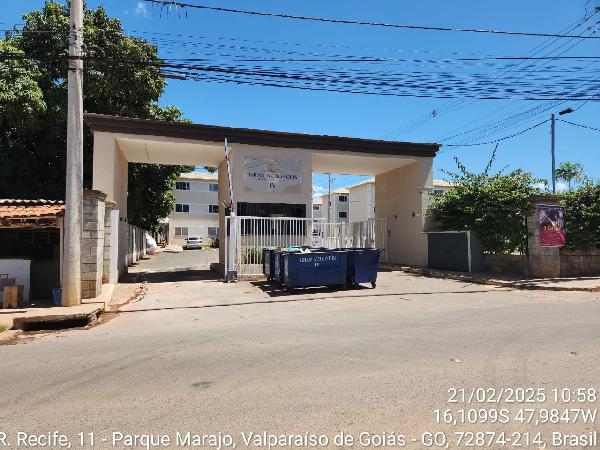 Apartamento com 2 quartos e vaga de garagem em Valparaíso de Goiás
