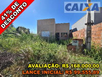 Casa de 46,25 m² com 3 quartos e terreno amplo