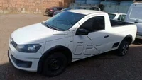 VW Saveiro CS TL MB 2014/2015 - Branco - Leilão TRT4ª Região
