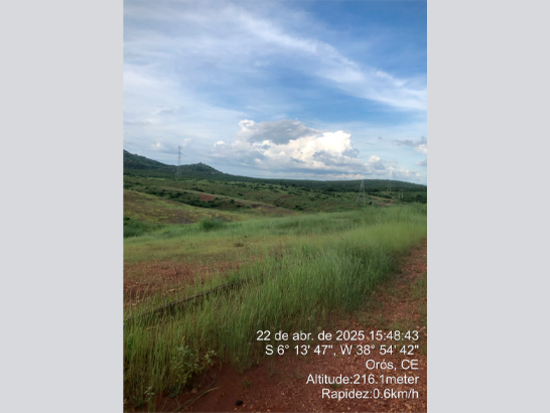 Terreno de 3.636m² em Orós