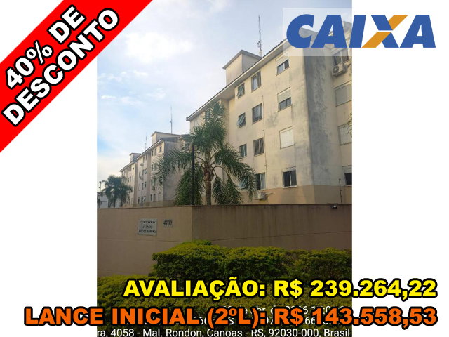 Apartamento 59m², 2 quartos, 1 banheiro - Oportunidade