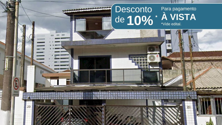 Casa térrea 2 dorms 88m² em Marapé - Santos/SP