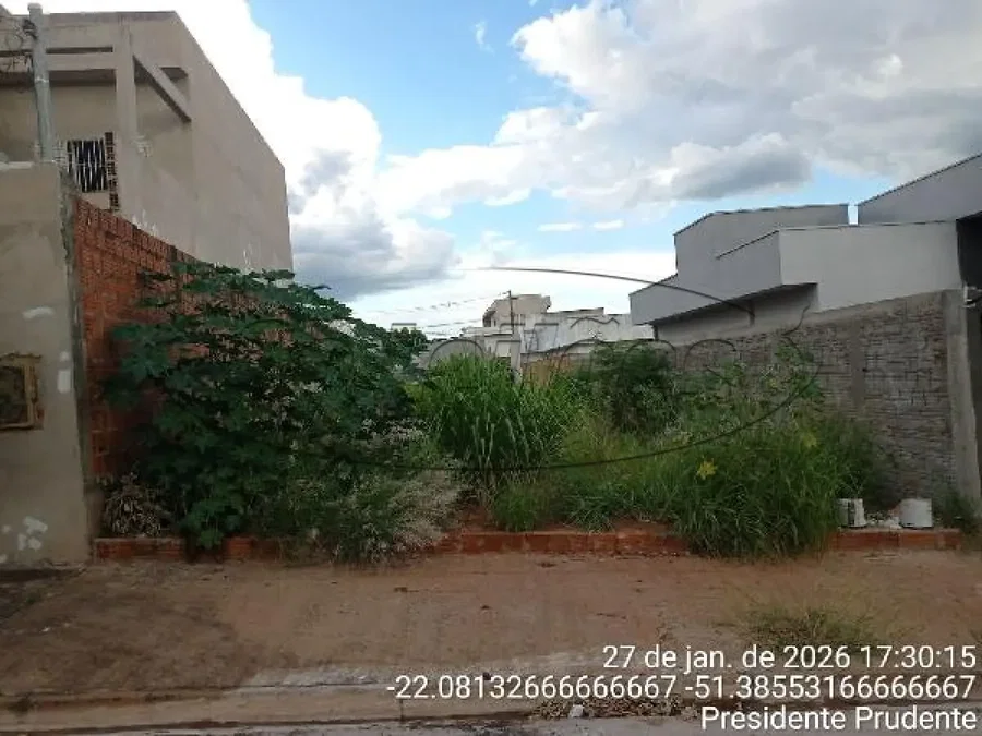 Terreno de 160m² em Presidente Prudente