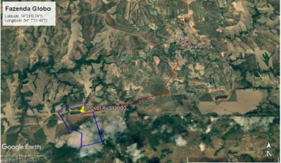 Fazenda rural de 509,88 ha com lavoura de grãos