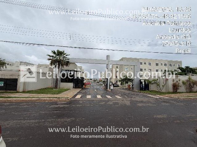 Apartamento 84,71m² em Anápolis (GO) - 2 quartos, 1 vaga, IPTU ativo