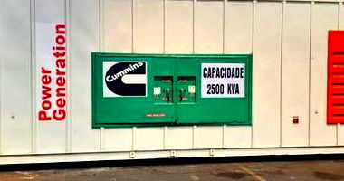 Grupo Gerador Diesel Cummins 2500KVA Cabinado