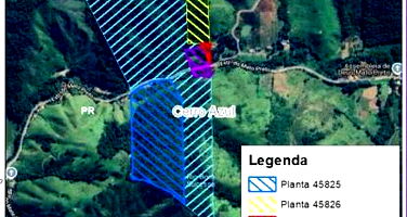 Área Rural Desocupada de 45,07ha em Cerro Azul/PR