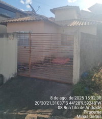 Casa com 46m² em Piracema/MG - CIDADE NOVA