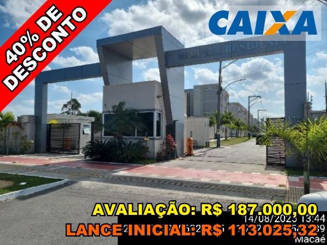 Apartamento com 2 Quartos e Vaga de Garagem em Macaé