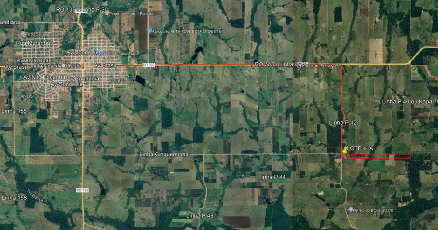 Sítio São Francisco com 22,93 HA em Alta Floresta D'Oeste/RO