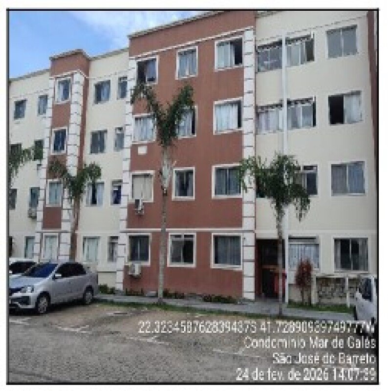 Apartamento 45,24m² com 1 vaga Macaé/RJ - Leilão Caixa 2026