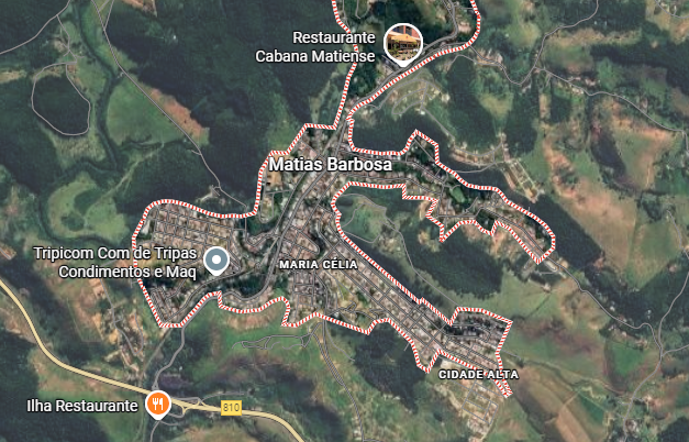 Terreno de 386,71m² sem benfeitorias em Matias Barbosa