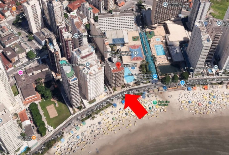 Apartamento 192m², Vista Mar, 2 Vagas, Edf. Ilha Bela