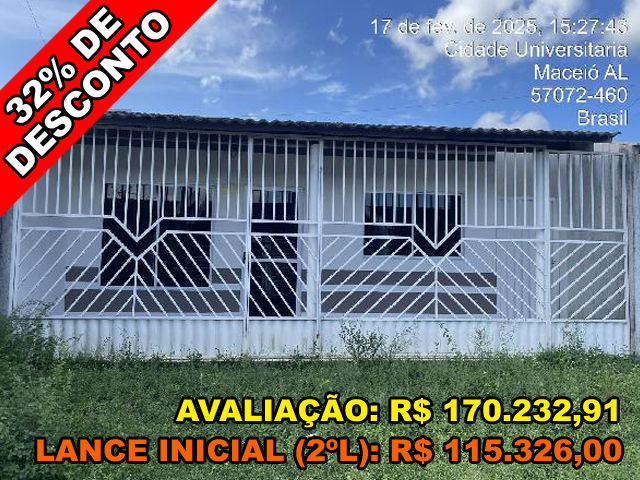 Casa 2 quartos com área construída de 93,66 m² e terreno de 187,8 m²