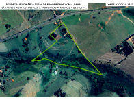 Parte ideal 33% de sítio rural com casa sede 80m² e benfeitorias