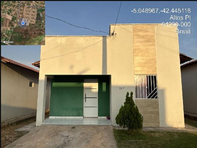 Casa em Altos/PI com 58,42m² de área total