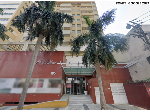Apartamento 206 com 56m², 1 quarto, 1 banheiro, desocupado