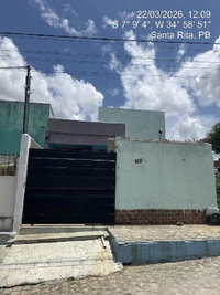 Casa com 2 quartos, 2 banheiros e 71,44m² em Santa Rita/PB