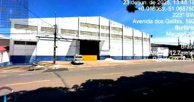 Galpão comercial ocupado com 1117m² construídos