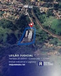 Imóvel Industrial e Logístico com 20.000m² de terreno e 5.121m² construídos