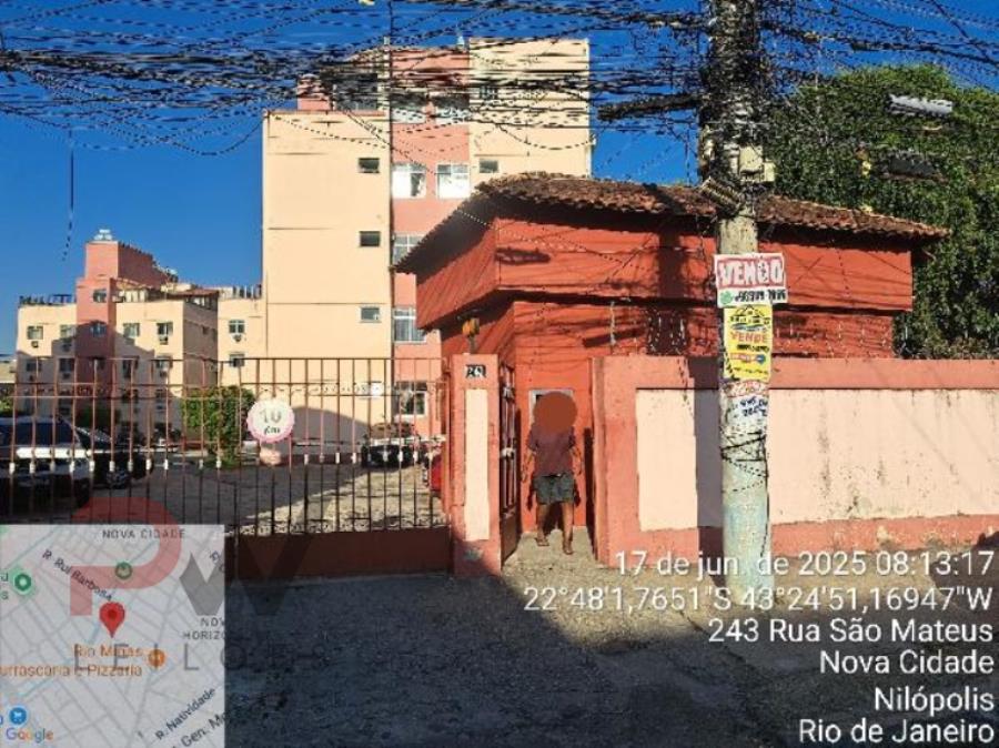 Apartamento em Nilópolis com 1 quarto e 1 banheiro