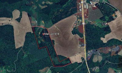 Terreno Rural de 155.000m² desocupado sem benfeitorias