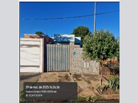 Casa Ocupada com 53m² Privativos em Teodoro Sampaio