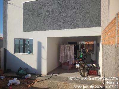 Casa com 2 quartos e 1 vaga de garagem em Ji-Paraná