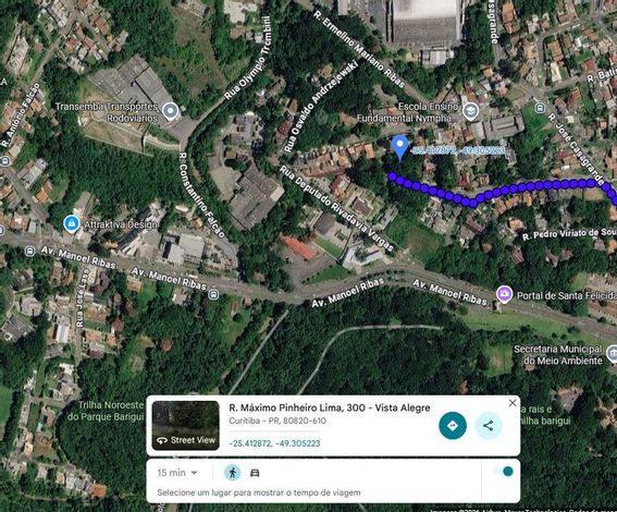Terreno Urbano com 1.732m² em Curitiba/PR - Sem Benfeitorias
