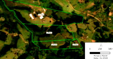 4 Terrenos Rurais Ocupados em Oscar Bressane - 123ha