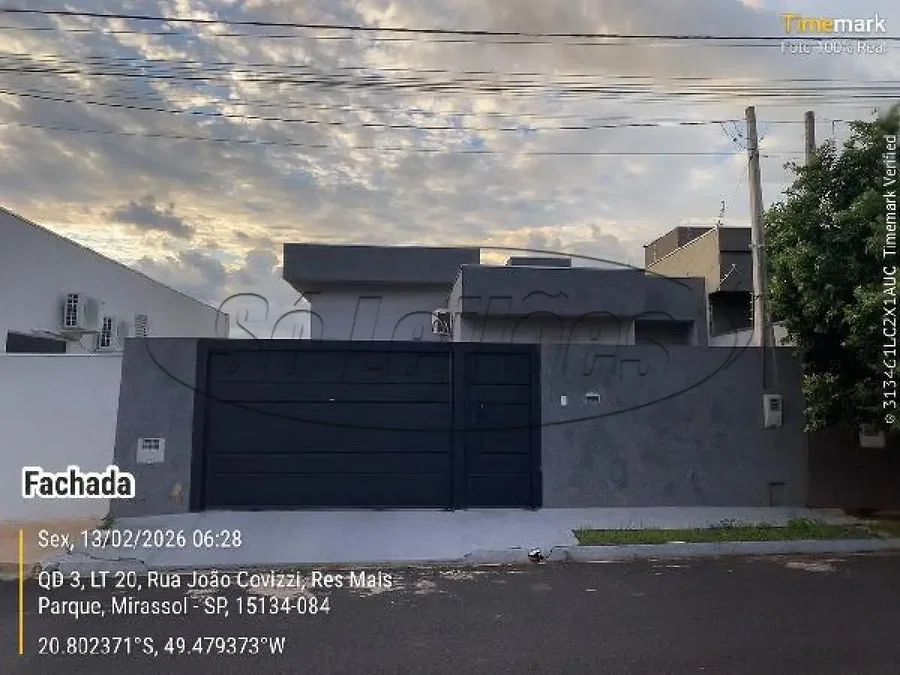 Casa 2 quartos em Mirassol com 65m² e vaga de garagem