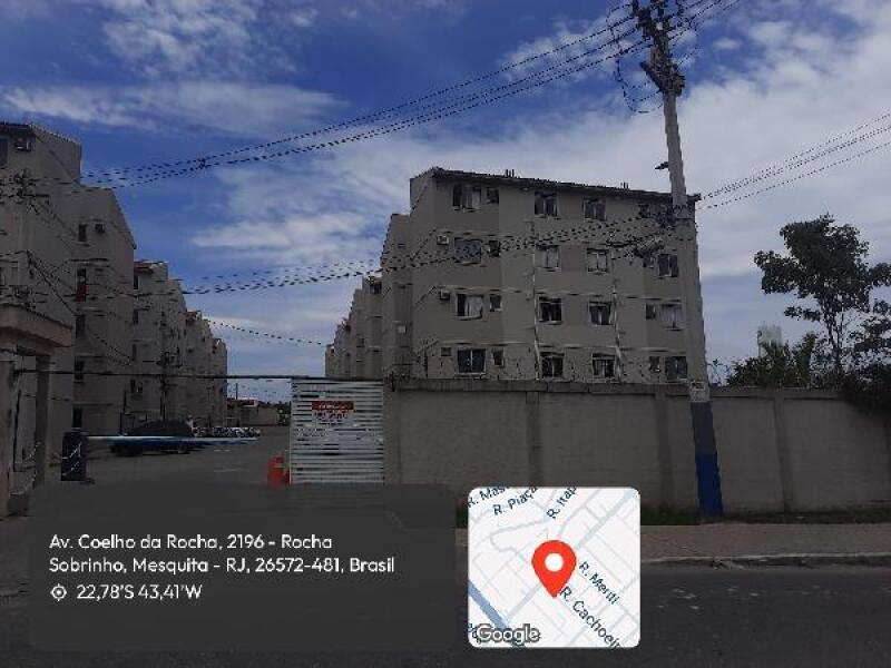 Apartamento com 2 quartos em Mesquita/RJ