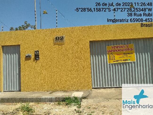 Casa com 2 Quartos e 1 Vaga em Imperatriz-MA