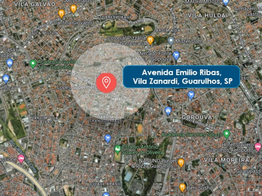 Terreno Amplo de 1.736 m² em Guarulhos - SP